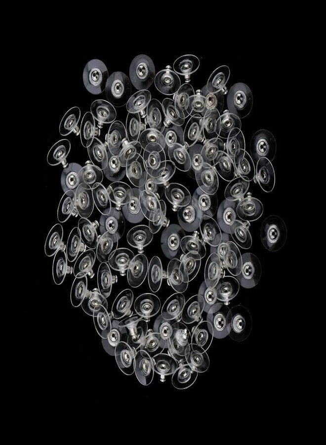 Excellentcrafts Earrings Back Stopper Earnuts Stud Silver, Pack of 25Pcs - Image 3